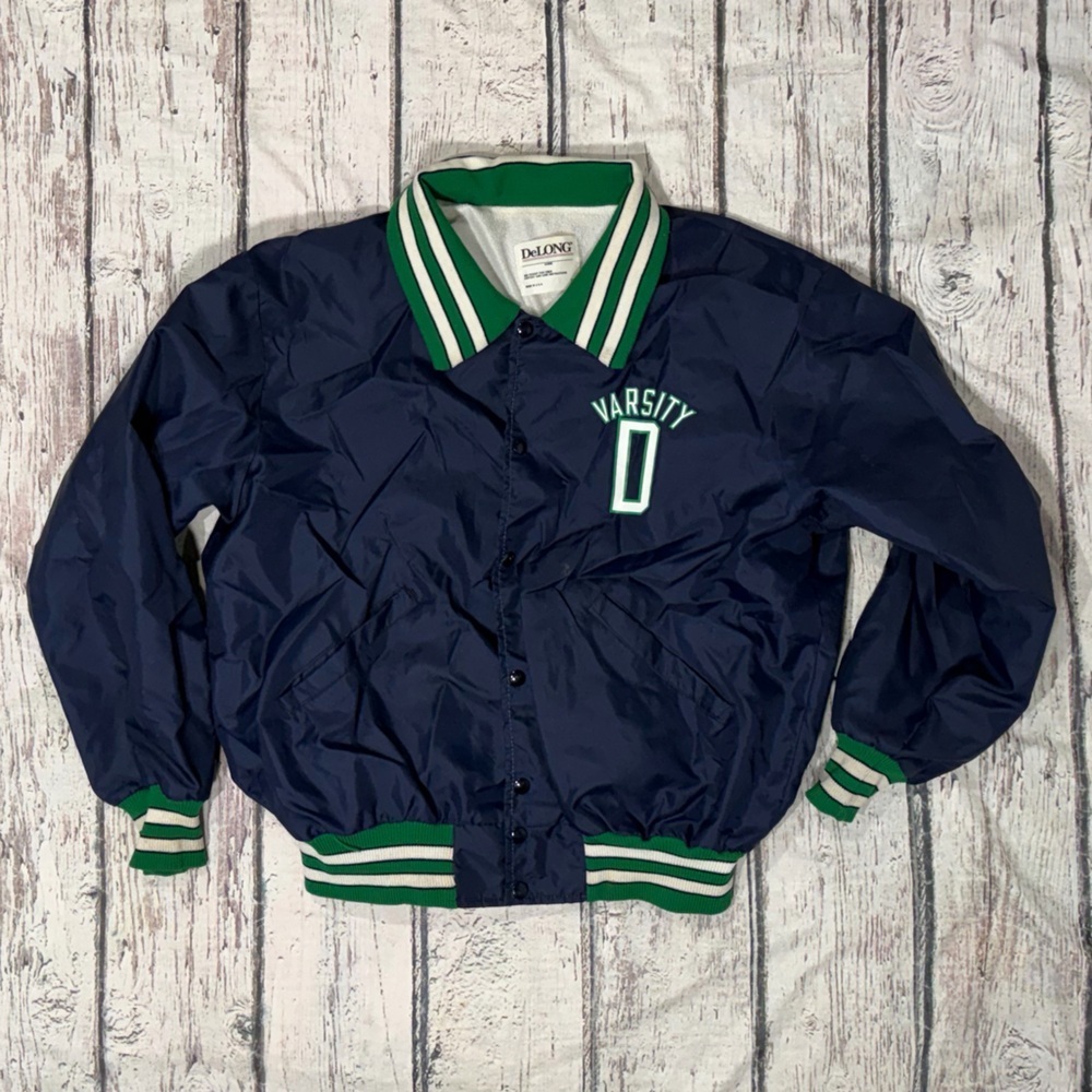 Vintage 80s Drew University Collegiate New Jersey Lightweight Coat Jacket